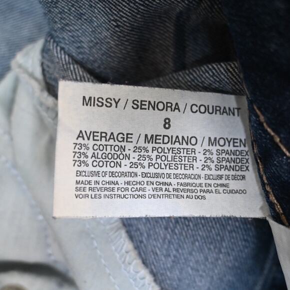 Nine West Womens 8 Bling Cropped Ankle Jeans - Picture 10 of 11